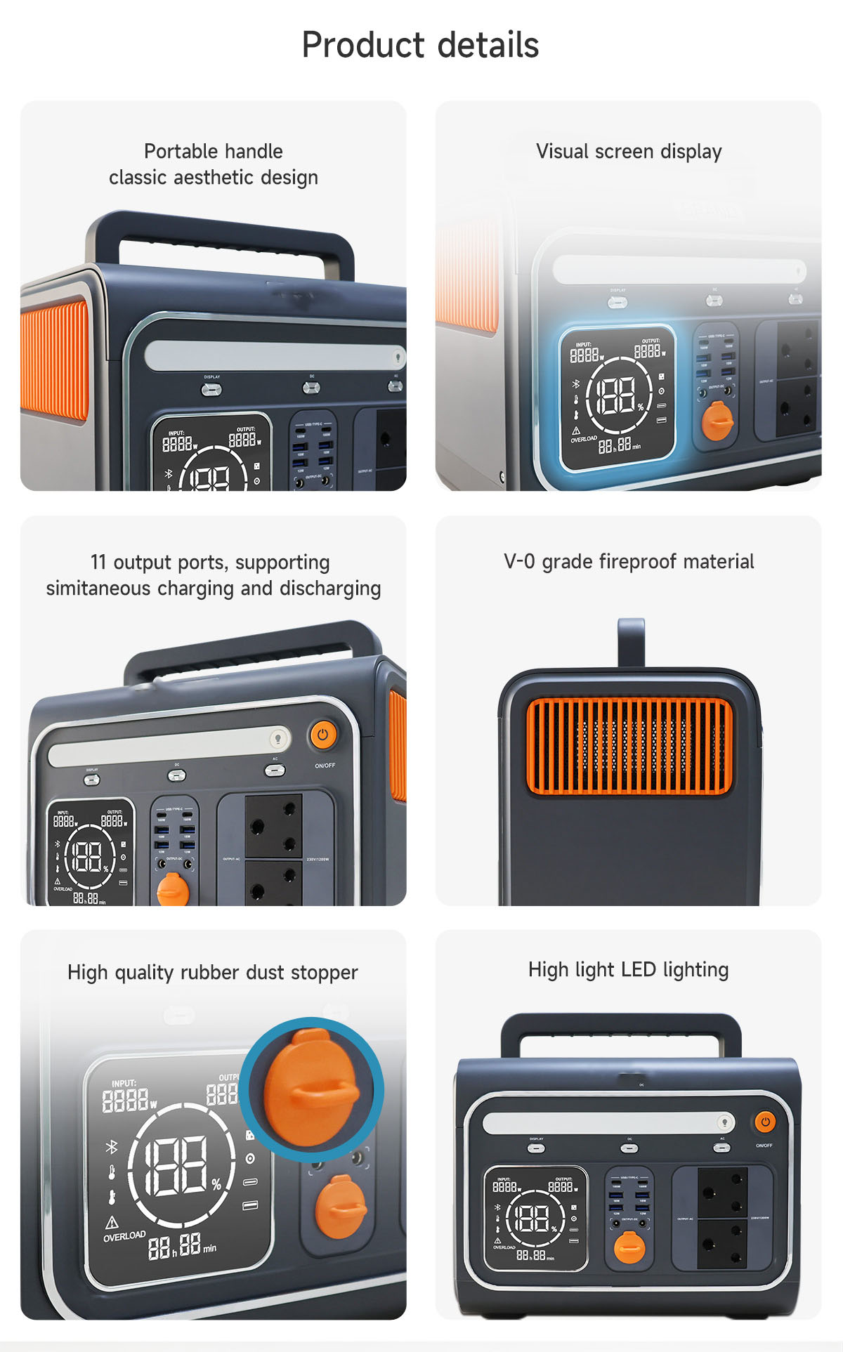 F1202 Portable Power Station