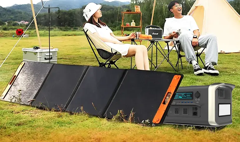 1000W Portable Power Station: With Standard Solar Panels