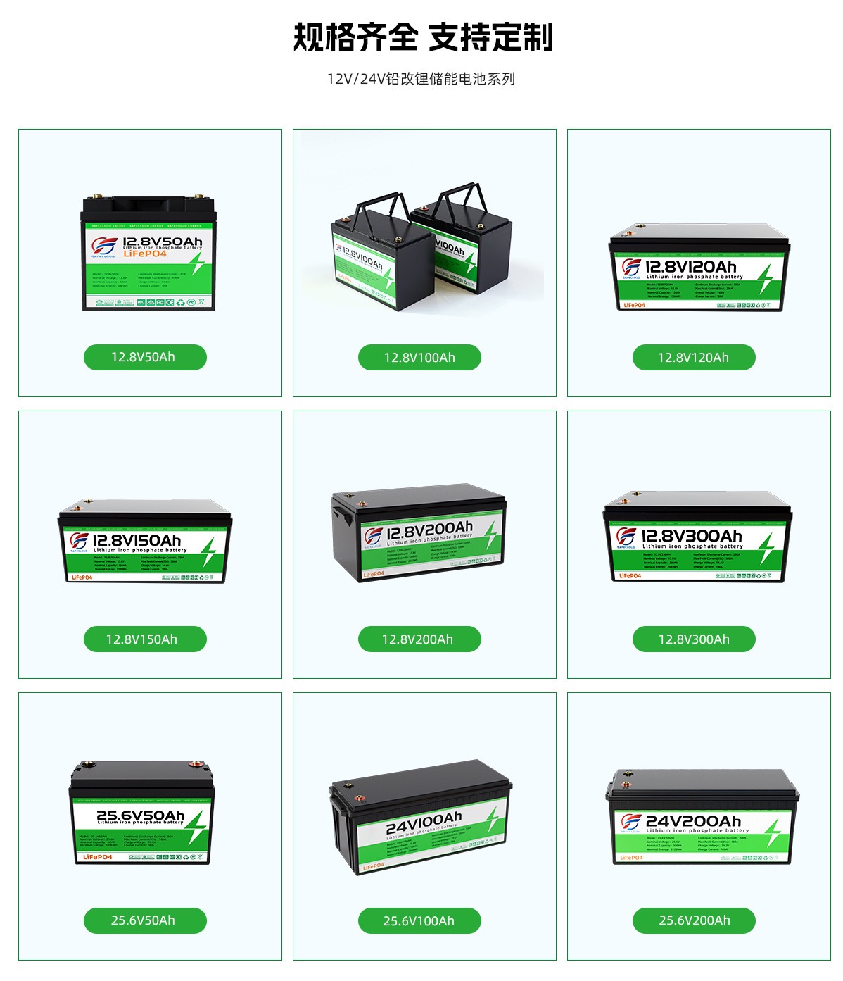 Lead to lithium battery